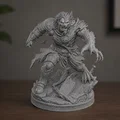 Chiến binh hóa thú sói (Warrior Turning Into Wolf Beast) - Thumbnail 1