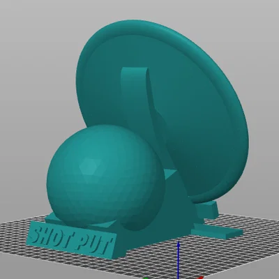 Giá đỡ đĩa ném và tạ đẩy (Discus and Shotput Stand)