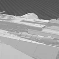 Mô hình 3D tàu vũ trụ Star Wars Rebels VCX-100 Ghost chi tiết - Thumbnail 6