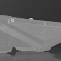 Mô hình 3D tàu vũ trụ Star Wars Rebels VCX-100 Ghost chi tiết - Thumbnail 7