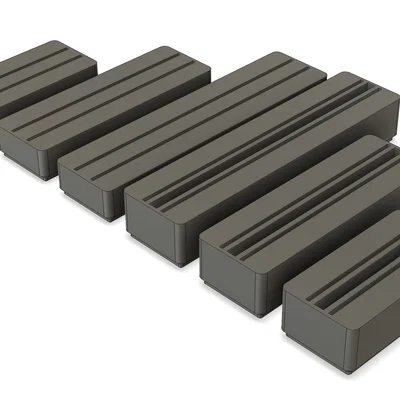 Khay đựng củ sạc chuẩn US (NEMA Type A/B) hệ Gridfinity
