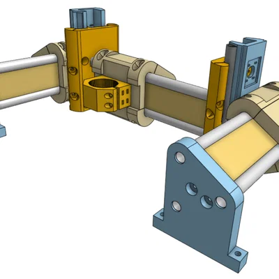 MPR&P-V3... Máy CNC Thanh răng & Bánh răng (Rack&Pinion) Tự in 3D