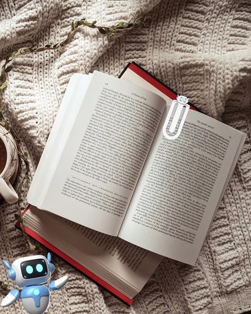 Cosmo Bookmark - Kẹp sách 3D in dễ dàng, xinh xắn cho mọi cuốn sách - Image 1