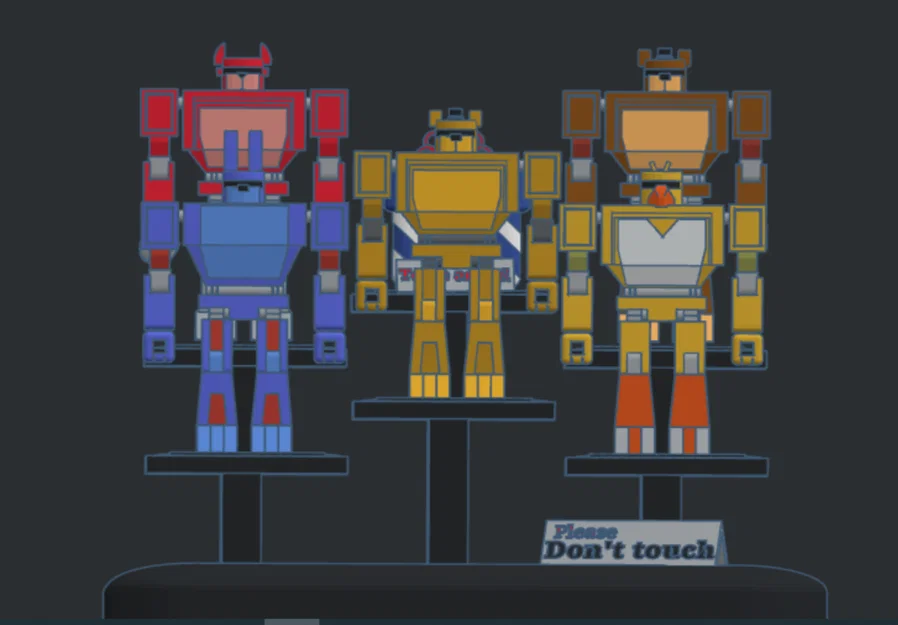 Bộ sưu tập mô hình robot Five Nights at Freddy's phong cách khối vuông - Image 1