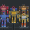 Bộ sưu tập mô hình robot Five Nights at Freddy's phong cách khối vuông - Thumbnail 2