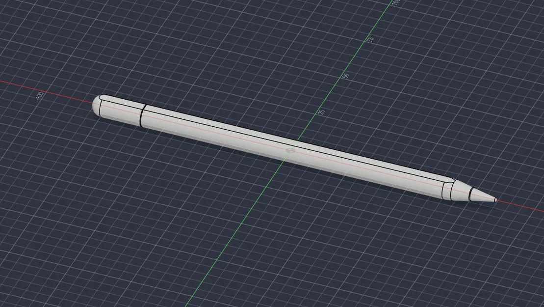 Mô hình tham chiếu Apple Pencil (USB-C) 3D cho thiết kế kỹ thuật - Image 4