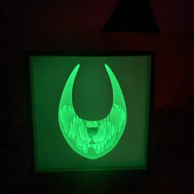 Hộp đèn Shadow box Hollow Knight Silksong