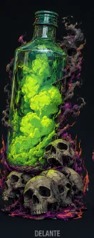 Mô hình in 3D Bottle Poison (Chai Độc Dược) trang trí cực chất - Image 3