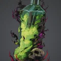 Mô hình in 3D Bottle Poison (Chai Độc Dược) trang trí cực chất - Thumbnail 5