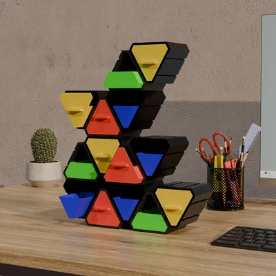 Hệ thống ngăn kéo tam giác Modular