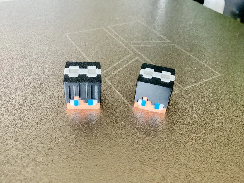 Mô hình đầu nhân vật Dokun phong cách Minecraft in 3D ấn tượng - Image 1