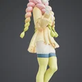 Mô hình 3D Mitsuri Kanroji trong Demon Slayer đẹp mắt - Thumbnail 4