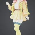 Mô hình 3D Mitsuri Kanroji trong Demon Slayer đẹp mắt - Thumbnail 7