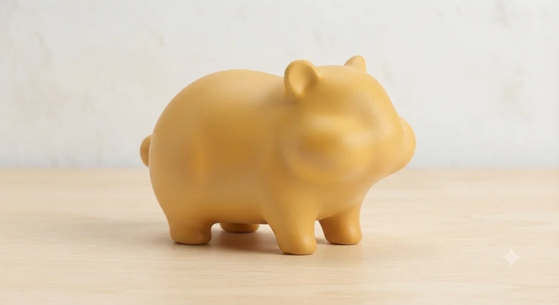 Mô hình chú chuột Hamster phong cách tối giản đáng yêu - Image 1