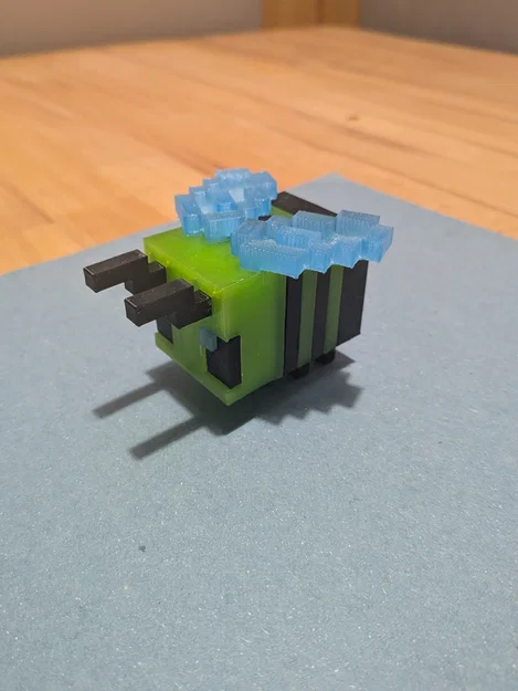 Mô hình chú ong Minecraft 3D lắp ráp cực xinh - Image 2