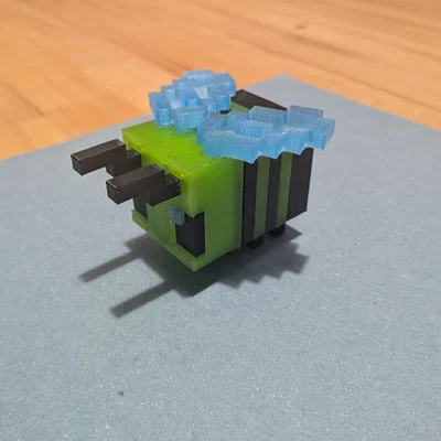 Mô hình chú ong Minecraft 3D lắp ráp cực xinh