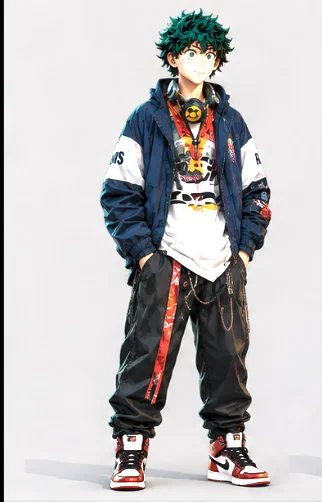 Mô hình 3D Izuku và Ochaco (My Hero Academia) phong cách Streetwear - Image 2