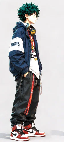 Mô hình 3D Izuku và Ochaco (My Hero Academia) phong cách Streetwear - Image 4