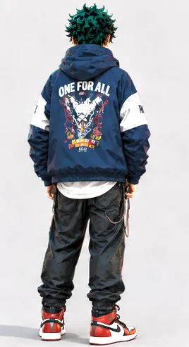 Mô hình 3D Izuku và Ochaco (My Hero Academia) phong cách Streetwear - Image 5
