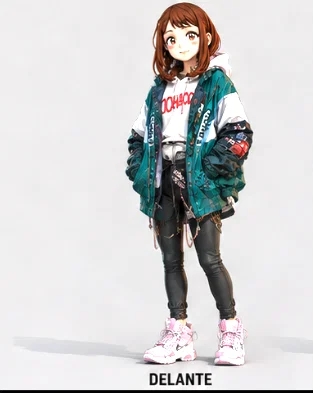 Mô hình 3D Izuku và Ochaco (My Hero Academia) phong cách Streetwear - Image 6