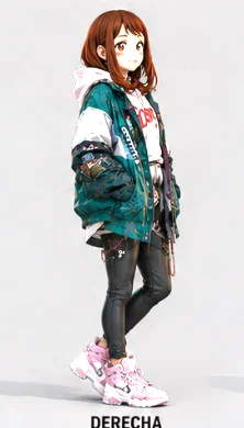 Mô hình 3D Izuku và Ochaco (My Hero Academia) phong cách Streetwear - Image 7