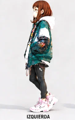 Mô hình 3D Izuku và Ochaco (My Hero Academia) phong cách Streetwear - Image 8