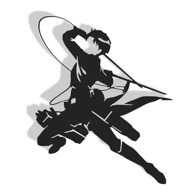 Mô hình trang trí treo tường Levi Ackerman - Attack on Titan decor