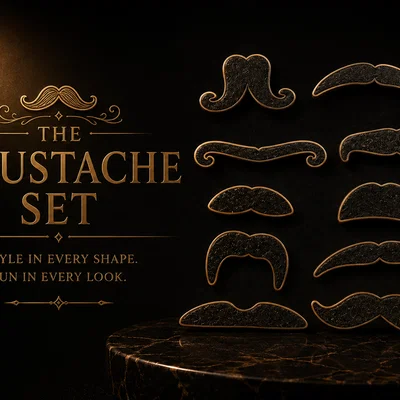 Bộ sưu tập ria mép - The Moustache Set