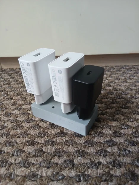 Đế giữ củ sạc 3D tiện lợi cho bàn làm việc gọn gàng - Image 2