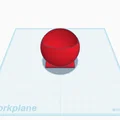 Chậu trồng cây mini hình cầu để bàn - File in 3D đẹp và tối giản - Thumbnail 2