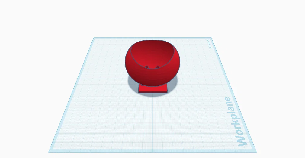 Chậu trồng cây mini hình cầu để bàn - File in 3D đẹp và tối giản - Image 4