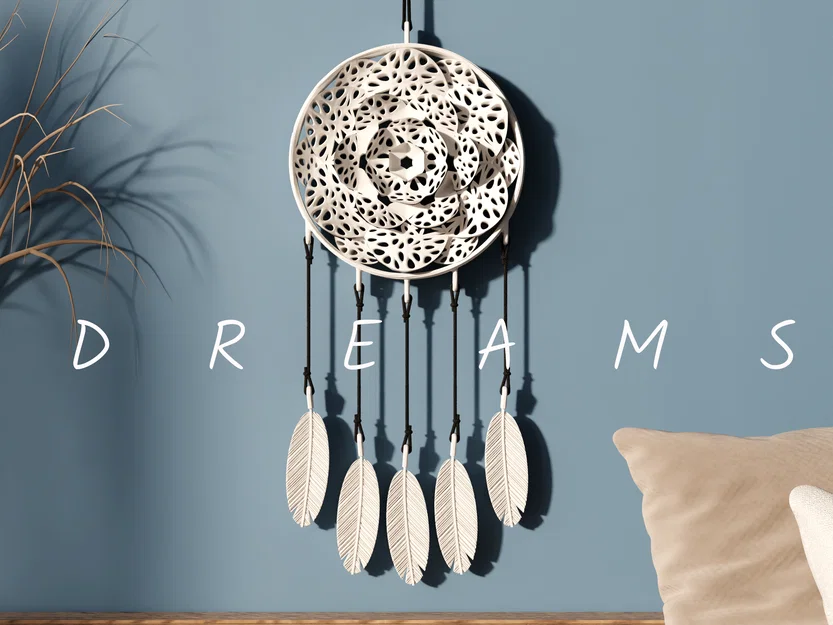 Trang trí treo tường - « Dreamcatcher » - Image 1