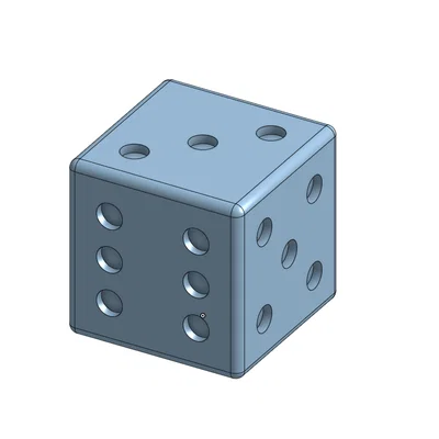 Xúc xắc chơi game đơn giản (D6)