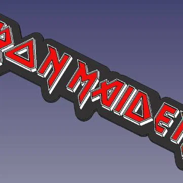 Mô hình trang trí Logo Iron Maiden