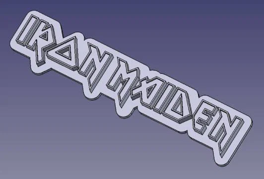 Mô hình trang trí Logo Iron Maiden - Image 2