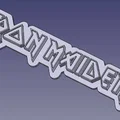 Mô hình trang trí Logo Iron Maiden - Thumbnail 2