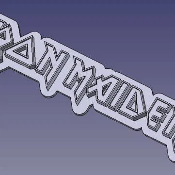 Mô hình trang trí Logo Iron Maiden