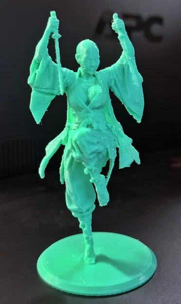 Mô hình Samurai Girl 3D ấn tượng - Thiết kế chiến binh độc đáo - Image 2
