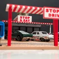 Mô hình Stop & Eat Drive-In - Diorama tỉ lệ 1:64 - Thumbnail 6