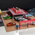 Mô hình Stop & Eat Drive-In - Diorama tỉ lệ 1:64 - Thumbnail 8