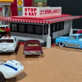 Mô hình Stop & Eat Drive-In - Diorama tỉ lệ 1:64 - Thumbnail 12