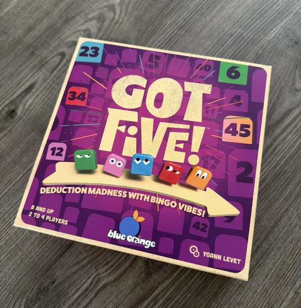 Khay in 3D đựng phụ kiện boardgame Got Five! gọn gàng - Image 1