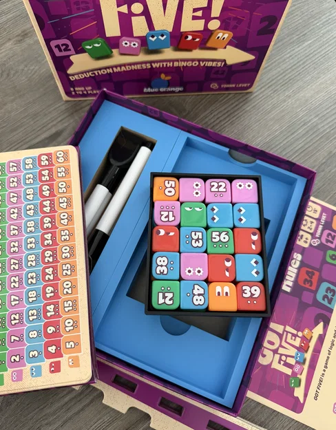 Khay in 3D đựng phụ kiện boardgame Got Five! gọn gàng - Image 4