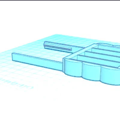 Phụ kiện gắn máy dò kim loại (detector de metales) thiết kế in 3D