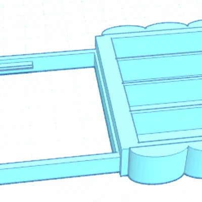 Phụ kiện gắn máy dò kim loại (detector de metales) thiết kế in 3D