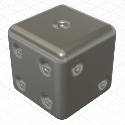 Xúc xắc 3D thiết kế tối giản Simplistic Dice in 3D hiệu quả