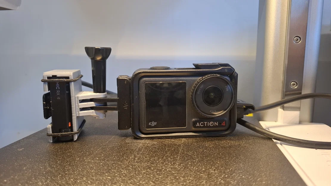 Ngàm Gắn Bộ Thu DJI Mic Cho Action Camera - Image 2