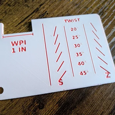 Thẻ kiểm soát quay sợi (Yarn Spinning Control Card) tích hợp thước đo góc