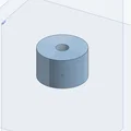 Vòng đệm lót (washer) hình trụ 32x8mm in 3D chuyên dụng - Thumbnail 2