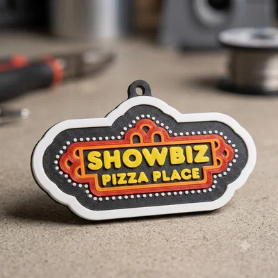 HypeTag — Móc khóa / Mặt dây chuyền ShowBiz Pizza